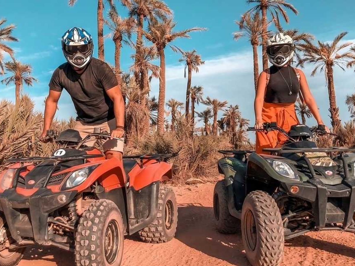 Quad ride in the Marrakech Palm Grove