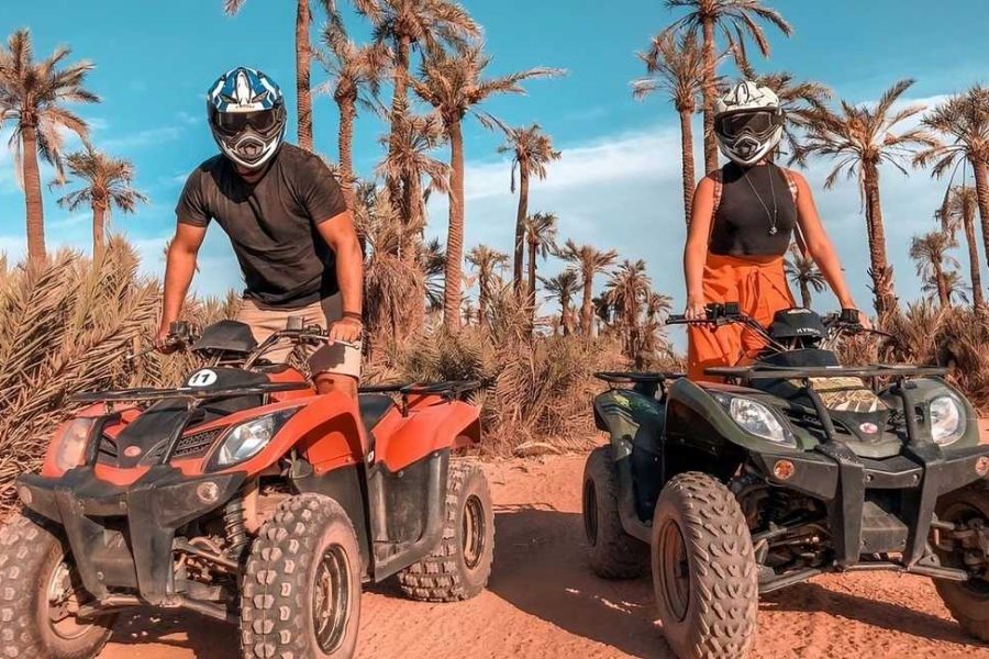 Quad ride in the Marrakech Palm Grove