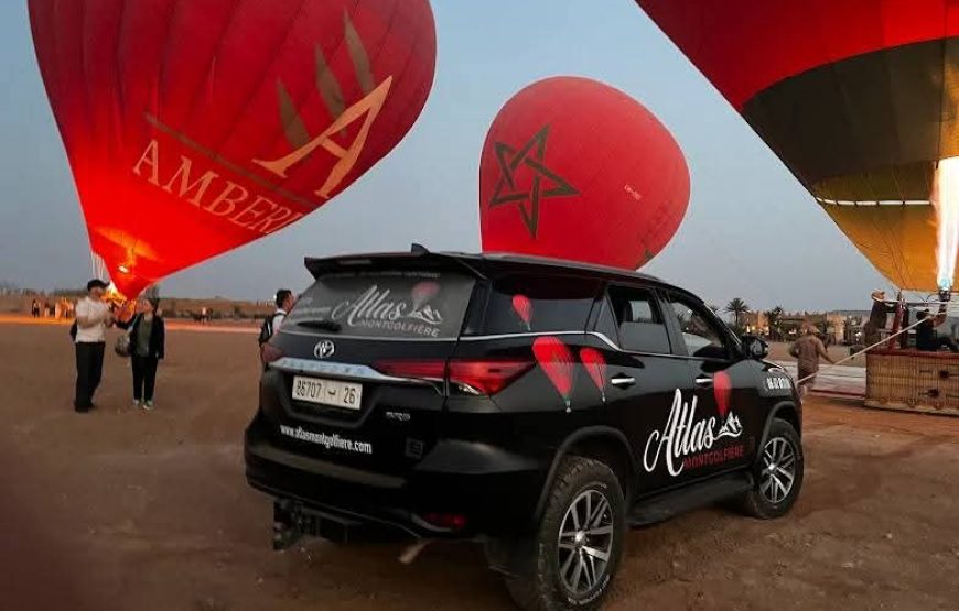 Hot air balloon flight in Marrakech