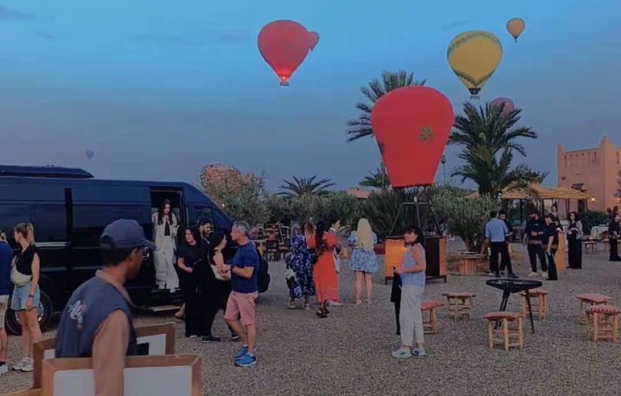 Hot air balloon flight in Marrakech