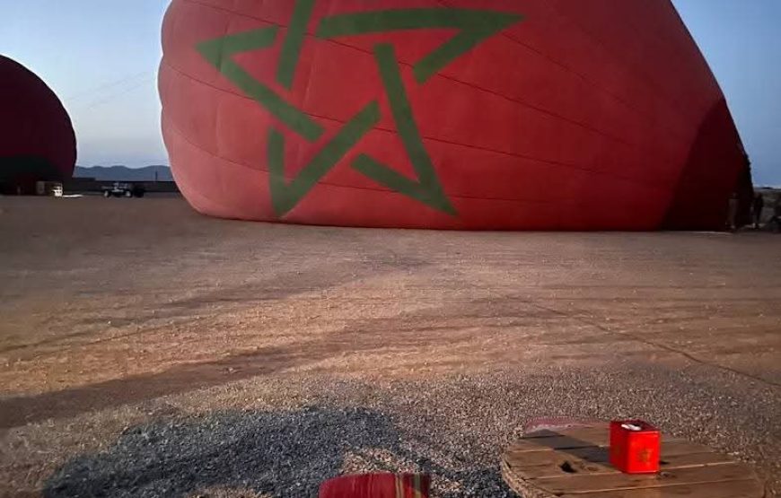 Hot air balloon flight in Marrakech