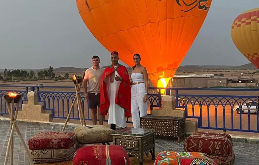 Hot air balloon flight in Marrakech