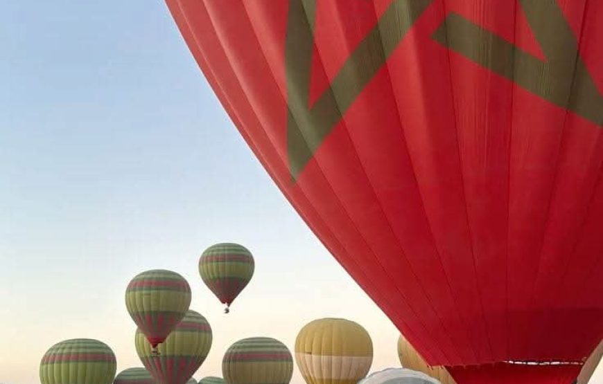 Hot air balloon flight in Marrakech